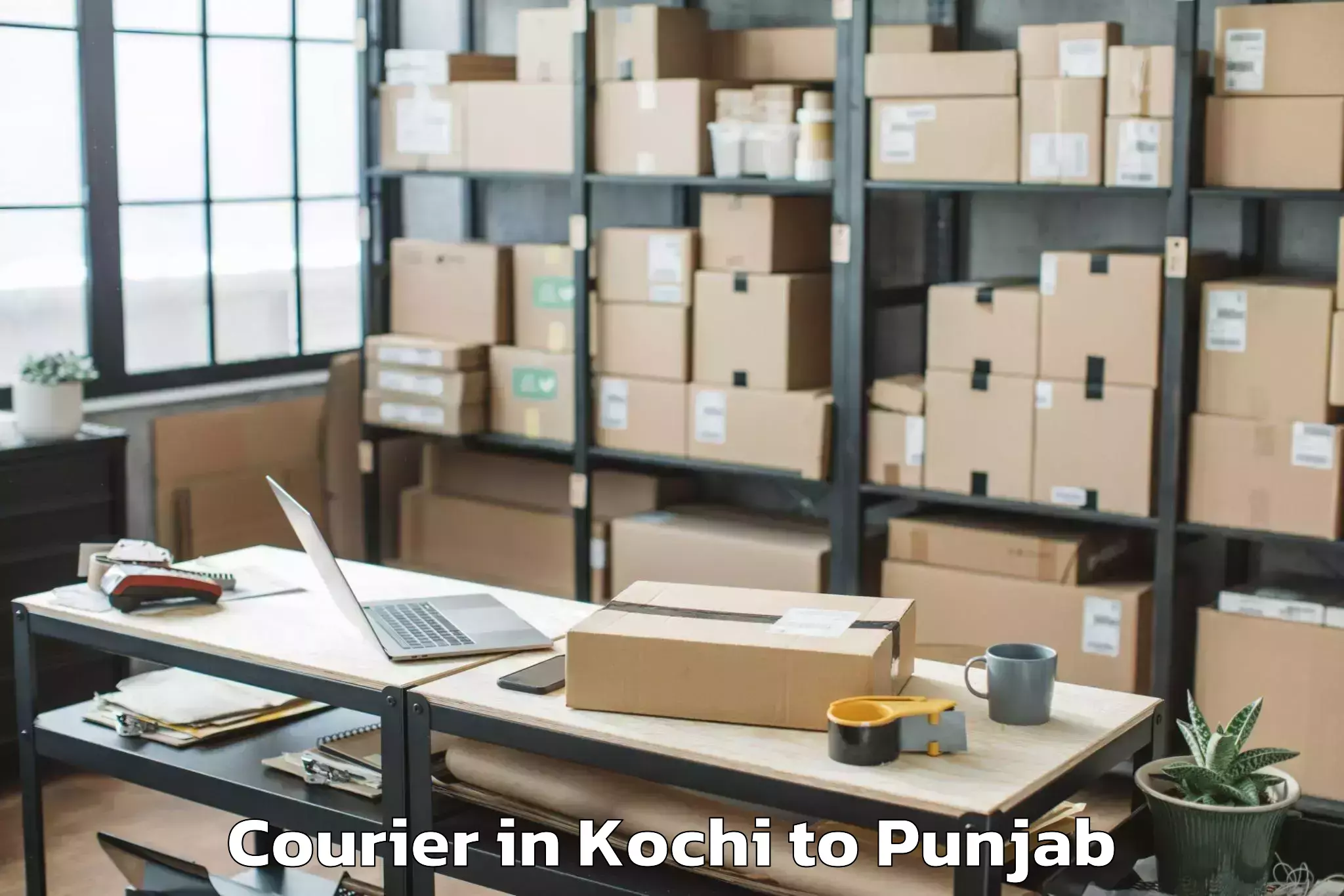 Trusted Kochi to Central University Of Punjab B Courier